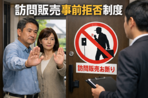 イメージ：訪問販売事前拒否制度とは？